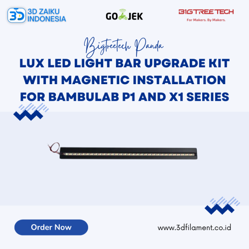 Bigtreetech Panda LUX LED Light Bar Upgrade Kit with Magnetic Installation for Bambulab P1 and X1 Series 3D Printer Bigtreetech Panda LUX LED Light Bar Upgrade Kit with Magnetic Installation for Bambulab P1 and X1 Series 3D Printer